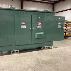 Battery Cabinet Front - Green