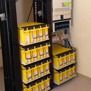 Telecom front access batteries