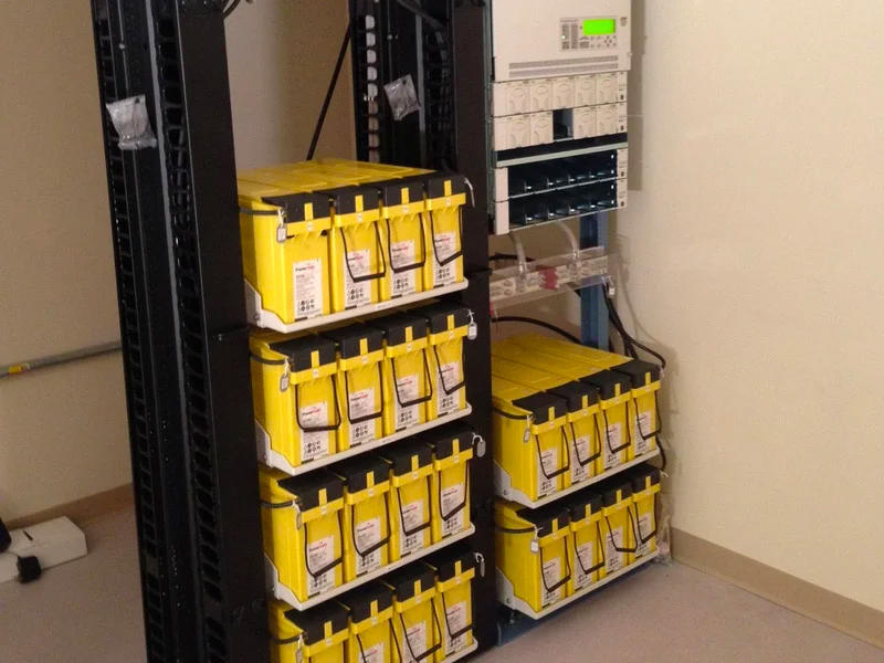 Telecom front access batteries